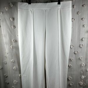 Ruby Rd. Women’s Classic White Straight Leg Pants Size 14